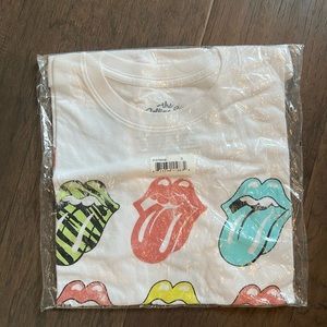 Women’s Rolling Stone Multi Logo Short Sleeve Boyfriend Graphic T-Shirt XS